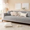 All-Season Non-Slip Pure Cotton Sofa Cushion - Solid Color, Japanese & Korean Design (2024 Model)