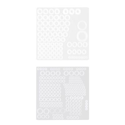 Food Grade Silicone Gasket Assortment Set Sealing O Rings Plumbing Sealing Washers Flat Gasket for Shower Tube Washer