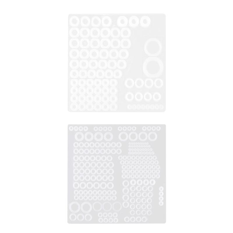 Food Grade Silicone Gasket Assortment Kits Flat Hose O-Rings Sealing Gasket  for Seal Plumbing Faucet Hose Enduring