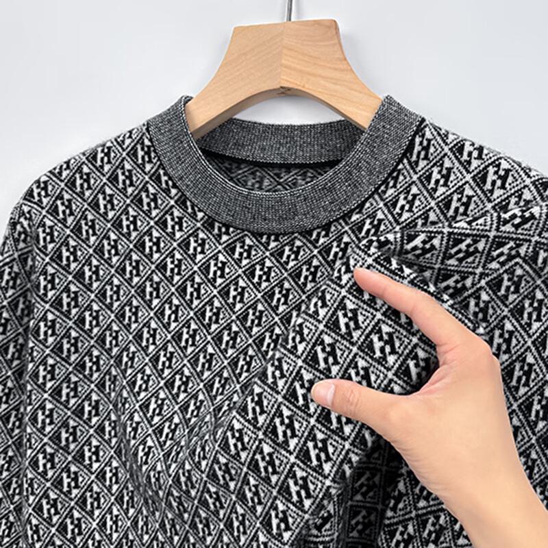 

Мужской пуловер Yiliteng из 100% шерсти 2XL