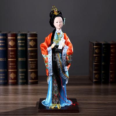 Bonecas Estilo Antigo Boneca Chinesa Criativa da Dinastia Qing Doze Artesanatos de Cabelo Dourado de Sonho na Mansão Vermelha Melhor Presente