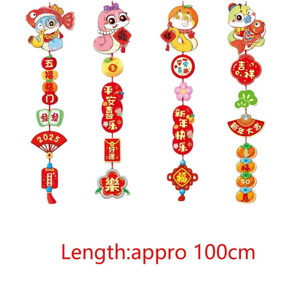 Hanging Ornament New Year Pendants Chinese Style Happy New Year Spring Festival Decorations Year of the Snake Pendant