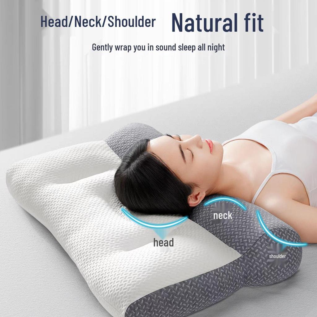 Beliebtes Nackenstützkissen aus Sojabohnenfaser - Anti-Traktions-Halswirbelkissen für Zuhause & Wohnheimgebrauch