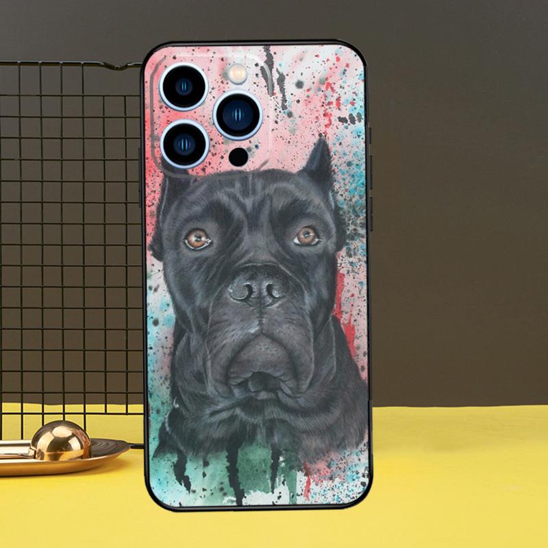 

Итальянский чехол для телефона с собаками кане корсо мастиф для iPhone 12 11 14 Pro MAX XR X XS Max, чехол для iPhone 13 Pro Max 7 8 Plus SE2 iPhone 14Pro MAX