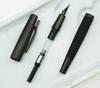 Fountain Pen Black Special Nib Fine Medium Bold Metal Gift Box Hongdian Men's (0.7-1.2mm)
