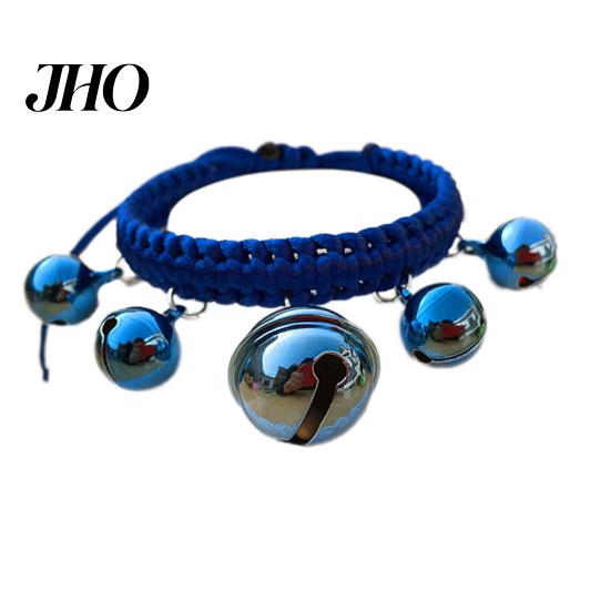 Cute Fashion Adjustable Nylon Dog Puppy Big Bells Collar Necklace Pet Supply