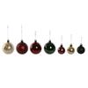 Multicolor Christmas Balls - Home ESPRIT - Red Green - Polyethylene - 27x12x25 Cm - 50 Pieces