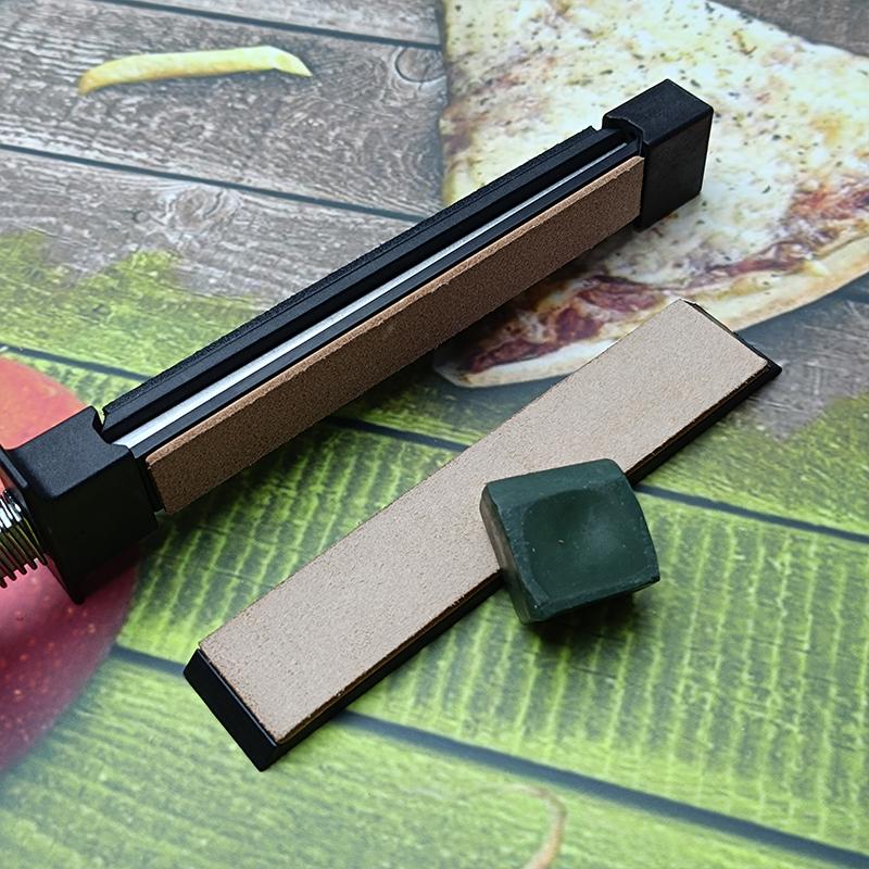 Knife Polishing Sharpener Sharpening Stone Leather Sharpening Tool Polishing Paste Compound Grinding Paste Sharpening Plate Set