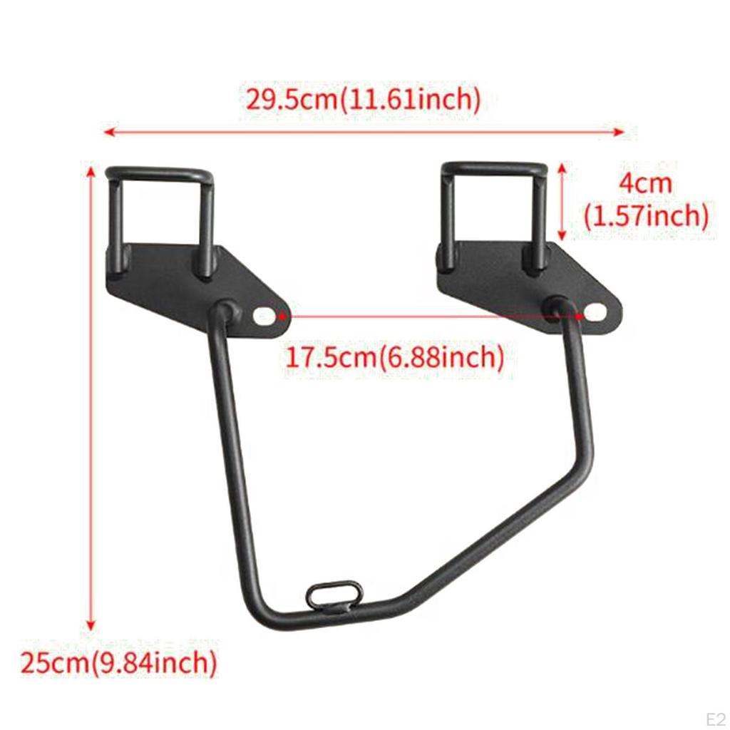 Saddle Bag Support Brackets,Saddle Holder Easy to Install Left and Right Motorbike Parts