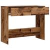 Vidaxl Stolik Konsolowy, Stare Drewno, 90X36X75 Cm
