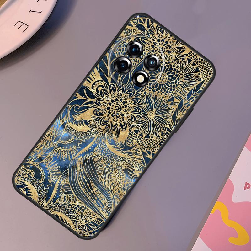 Indian Pattern Mandala Case For OnePlus 12 11 9 10 Pro 9RT 10T 10R 12R OnePlus Nord CE 2 3 Lite 2T N10 N20 Cover