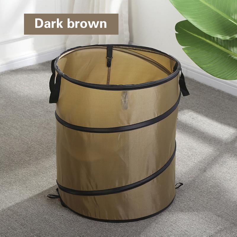 Outdoor Portable Trash Can With Clip Collapsible Waterproof With Carrying Handle