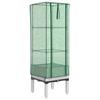Vidaxl Raised Planter with Greenhouse, Rattan Look, 40X40X140 Cm