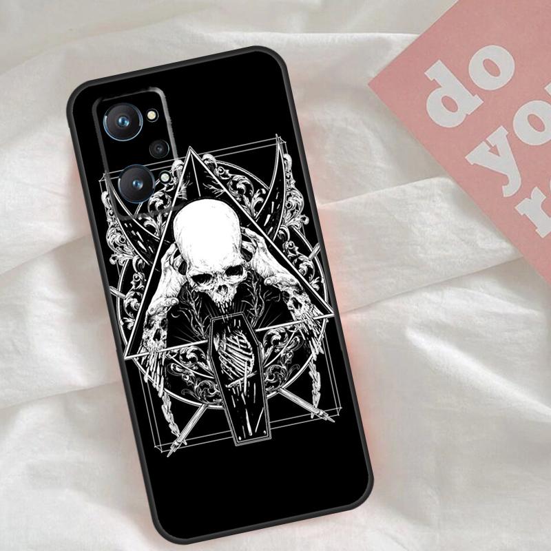Ram Skull Skeleton Horror Case For Realme C75 C63 C61 C65 C67 C55 C51 C53 C35 C71 15 11 12 13 14 Pro Plus GT6 GT7 Pro
