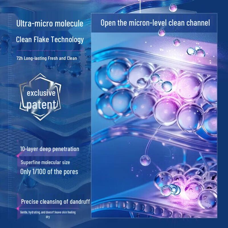 Clear Women's Anti-Dandruff Multi-Effect Moisturizing Shampoo (3x500ml)