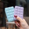 Applicable iPhone Samsung Huawei Xiaomi Mobile Phone Card Bag, Universal Back Cover Card Holder, Plaid Wallet