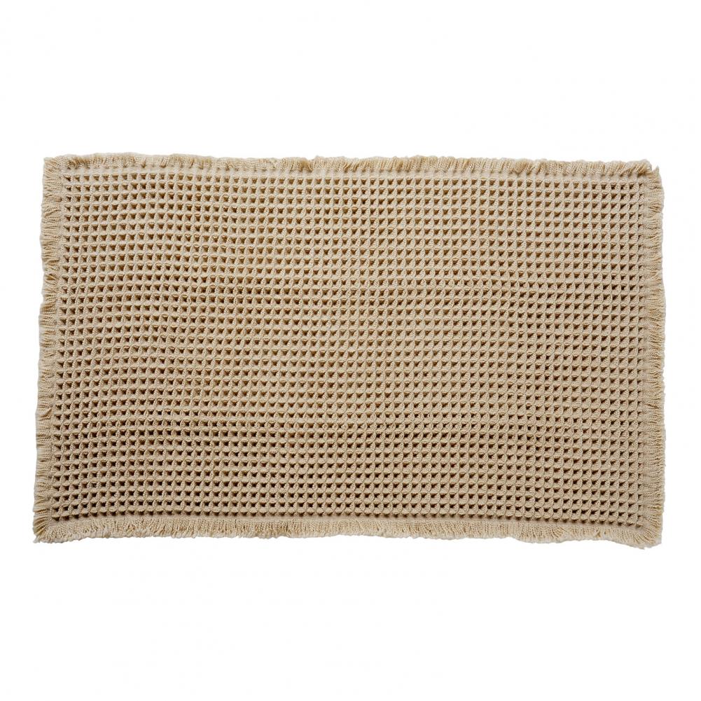 

Килимок для ванної з піни з ефектом пам’яті. Вафельна текстура. Оздоблення з пензликами. Високоабсорбуюча швидковисихаюча настилка. Протиковзкий килимок для ванної кімнати. 1000mmx1000mm хакі