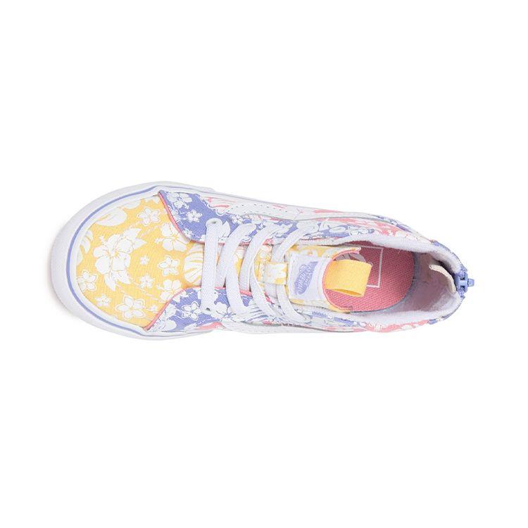 Vans Sk8 Zip Sneaker Comfortable Casual Durable High-Top Walking Shoes Floral Baby Sneaker VN0A4BV1WJY