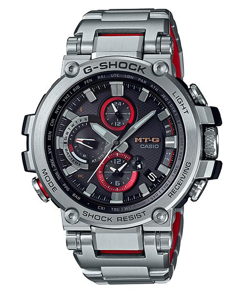 

Чоловічий годинник Casio з нержавіючої сталі, водостійкий до 200 м, ударостійкий, кварцовий MTG-B1000D-1A чорний
