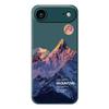 For iPhone 17 Air Case Blue Snow Mountain Pattern Printing Straight Edge TPU Phone Back Cover