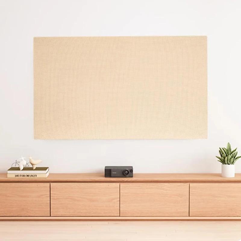Universal Elastic Tv Cover Solid Dustproof Lcd Television Hood Cloth Decorative Protector for 37/41/50/60/70/80/100 Inch Tv
