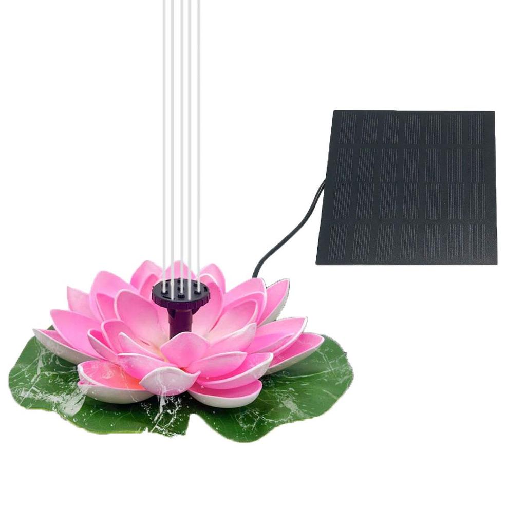 Outdoor Solar Lotus Fountain - 1.5W/2.5W Bird Bath Pond Solar-powered Fountain