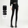 High-Waisted Black Slimming Leggings for Women - Spring 2026 Slim-Fit Pencil Style, Elastic, Tight-Fitting.