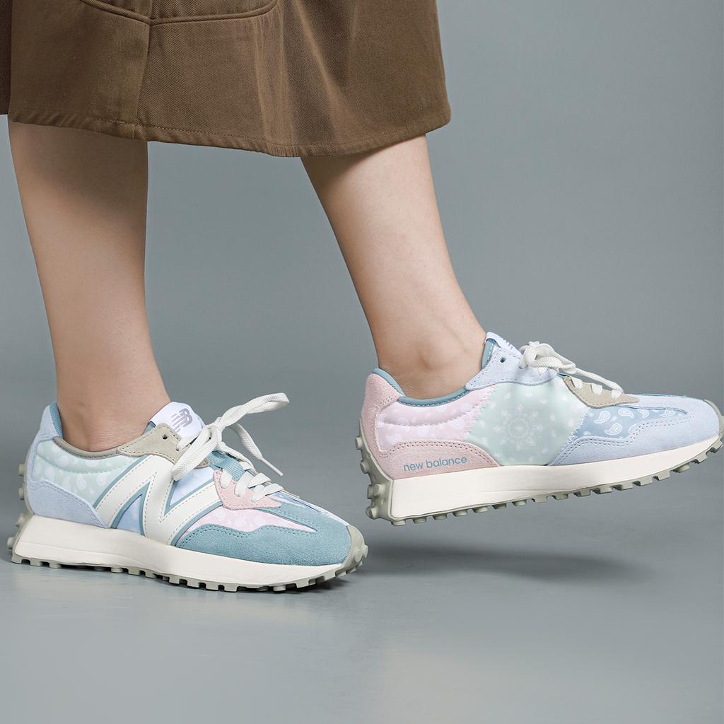 New Balance 327 Paisley Pack - Kobaltowe tenisówki unisex MS327DEW