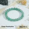 Multi-Color Transparent Crystal Bead Bracelet for Women - Layered French Style Jewelry