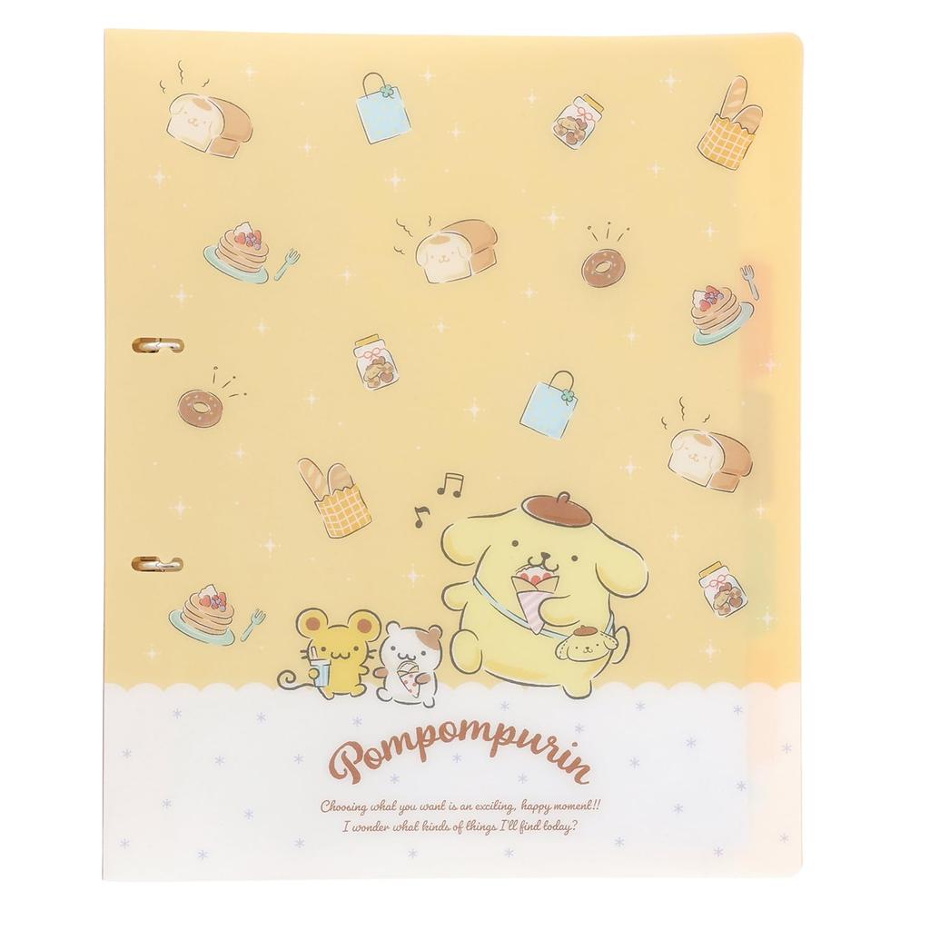 File Sanrio Characters Pompompurin A4 M-Plan 2-Hole 001640-52