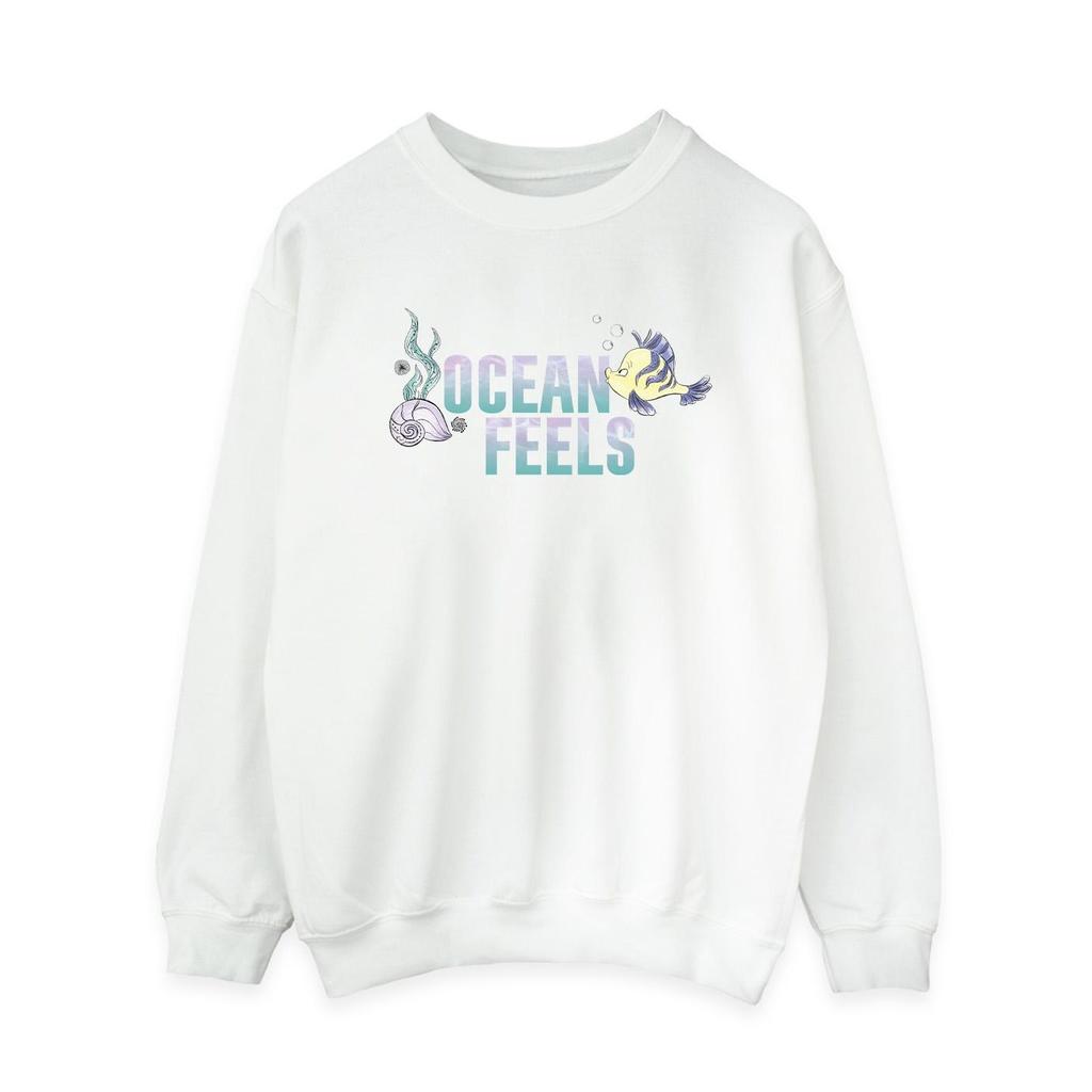 Disney Womens/Ladies The Little Mermaid Ocean Sweatshirt