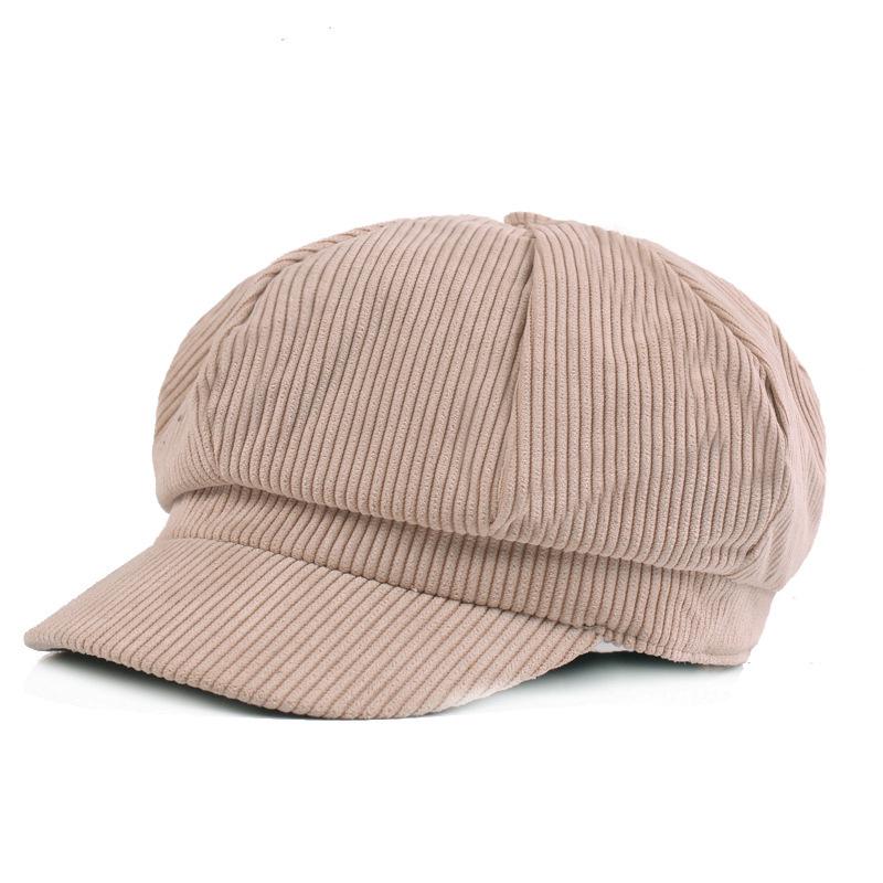 Beret Women's Octagonal Cap Spring and Autumn Painter's Cap Travel Newspaper Boy Cap Duck Tongue Hat Men and Women Hat