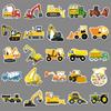 100 Pieces of Engineering Car Graffiti Stickers Personalized Cartoon Decorative Water Cup Mobile Phone Case Notebook Stickers