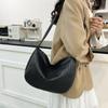 Pu Large Capacity Shoulder Bag Handbag Weaving Patterns For Work Casual Outings