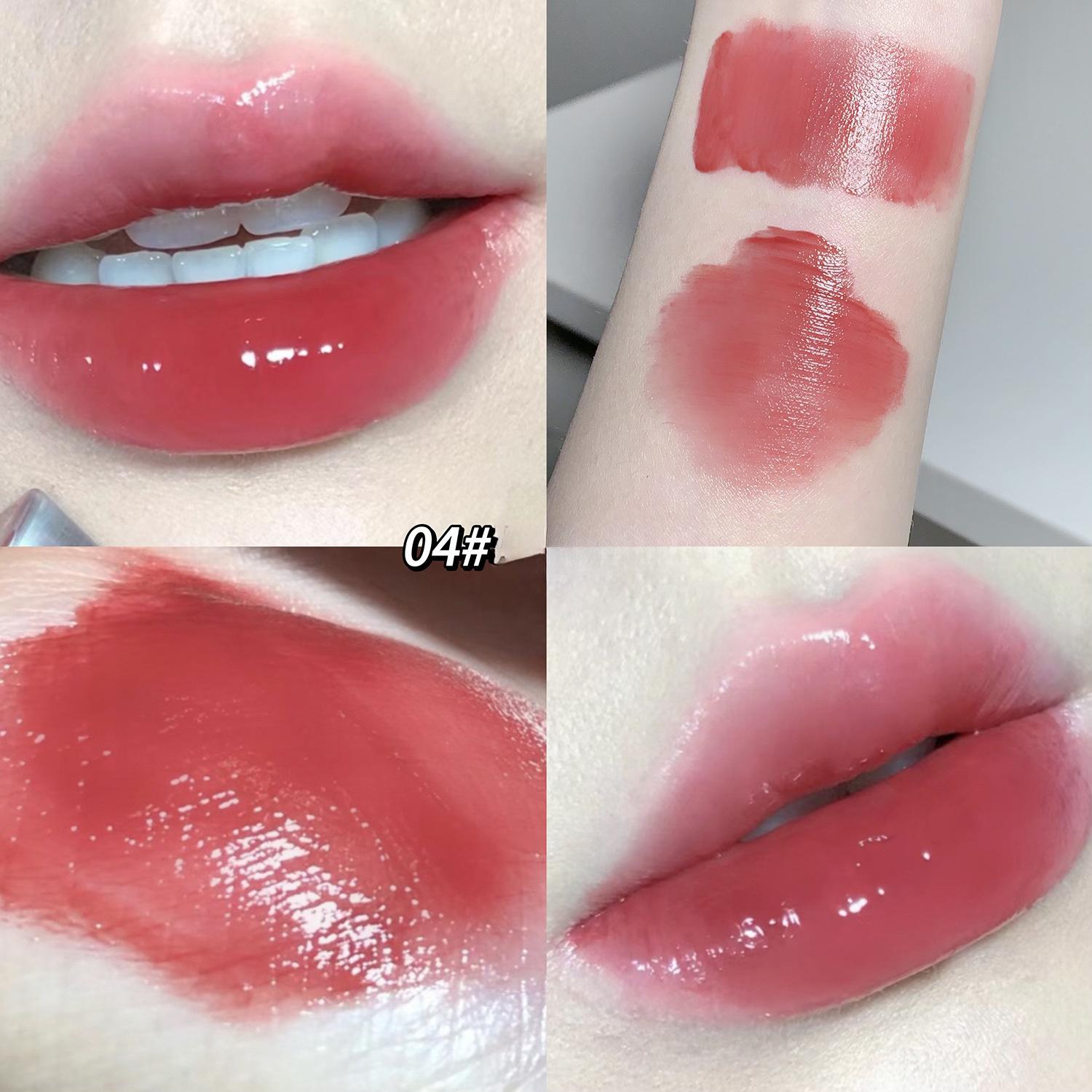 

Водяний блиск для губ дзеркальний зволожуючий і зволожуючий, нелегко прилипати до чашок, губ і помади