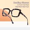 Retro Oversized Reading Glasses For Women Blue Light Blocking Readers With Spring Hinge High-Definition Eyewear Diopter +1~+4