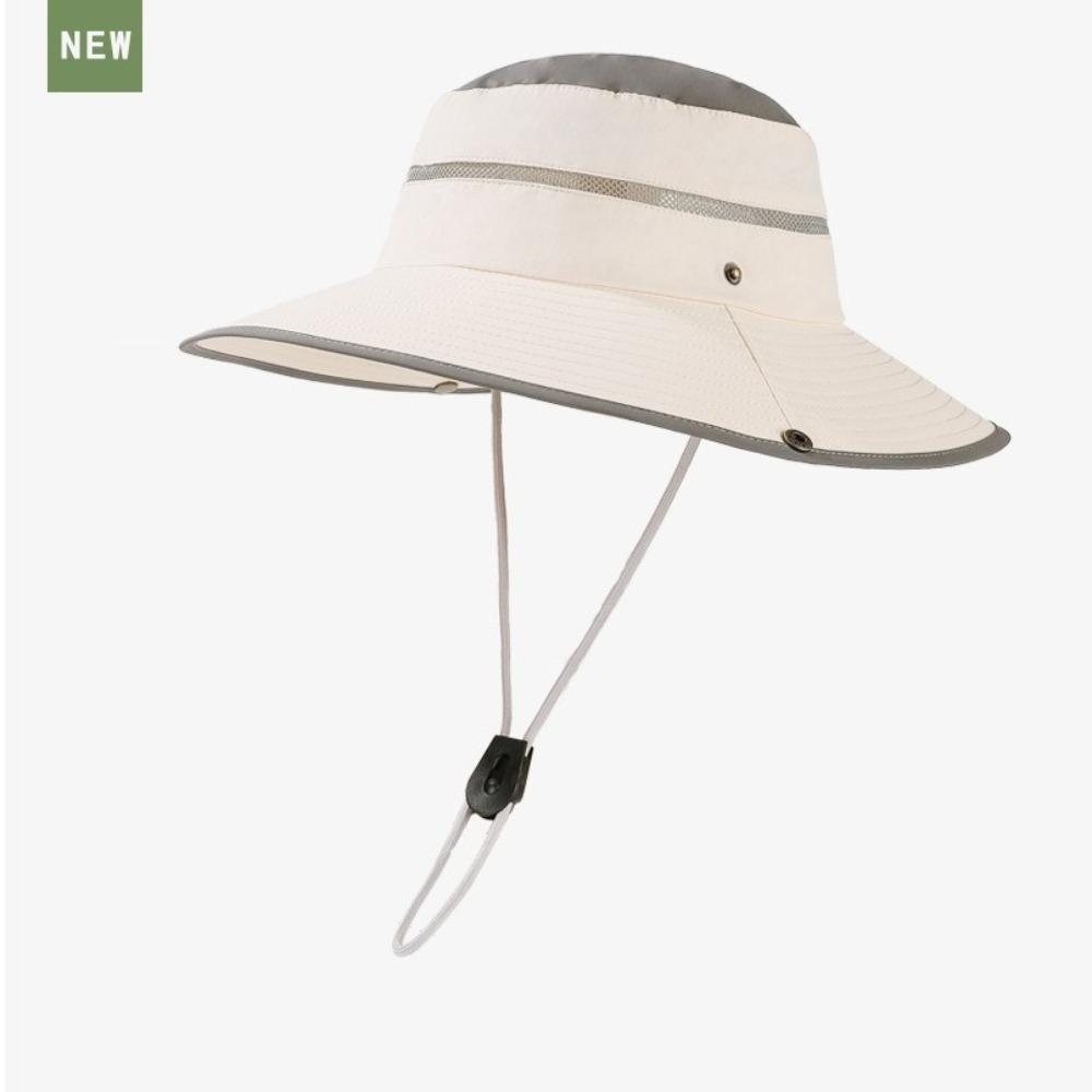

Панама від сонця Регульована капелюх рибалки Новий сонцезахисний капелюх Спорт на відкритому повітрі бежевий