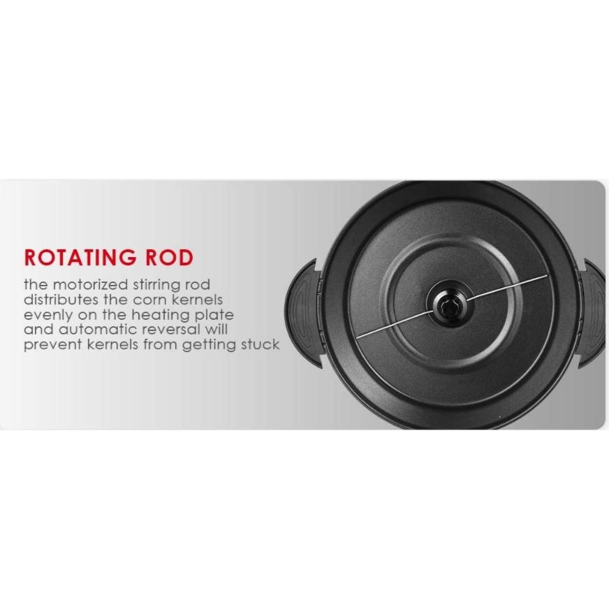 850W Mini Electric Household Appliance Machine Popcorn Makers Fully Automatic Popcorn Machine Popcorn Machine For Home Kitchen