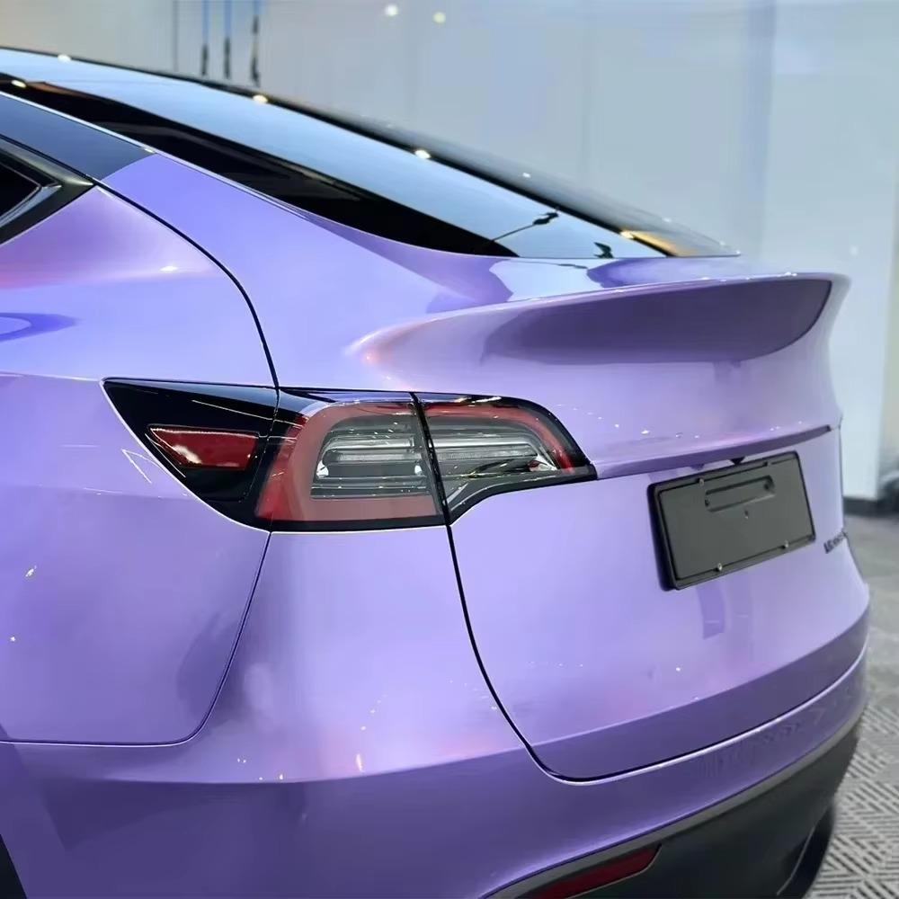 Car Wrapping Film High-Quality PET Liquid Metal Viola Purple for Full or Partial Body Wrap Auto Scratch-Resistant Cover