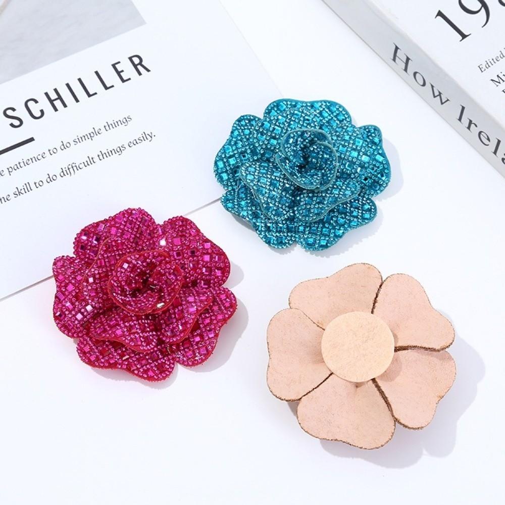 DIY Craft Flower Brooch Patches 3D Design Craft Sewing Supplies For Sewing Projects
