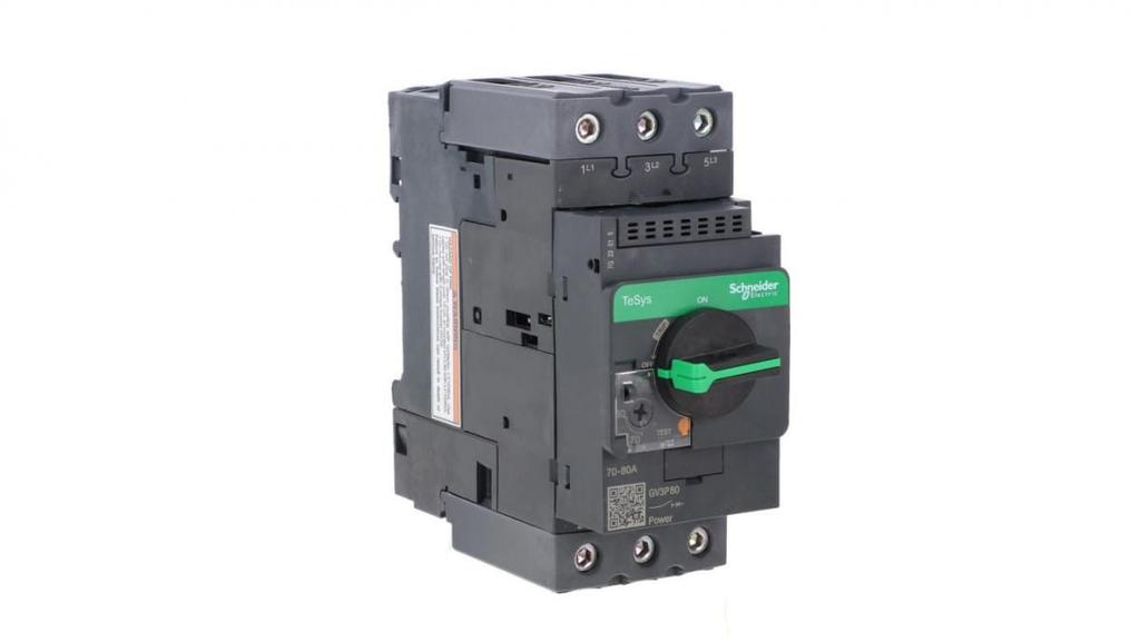 TeSys Deca Motor Circuit Breaker 3P 70-80 A GV3P80