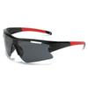 Women's Windproof UV Protection Cycling Sunglasses with Large White Transparent Frame