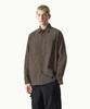 [City Leisure] Lightweight Nylon Oversized Shirt [Brown]