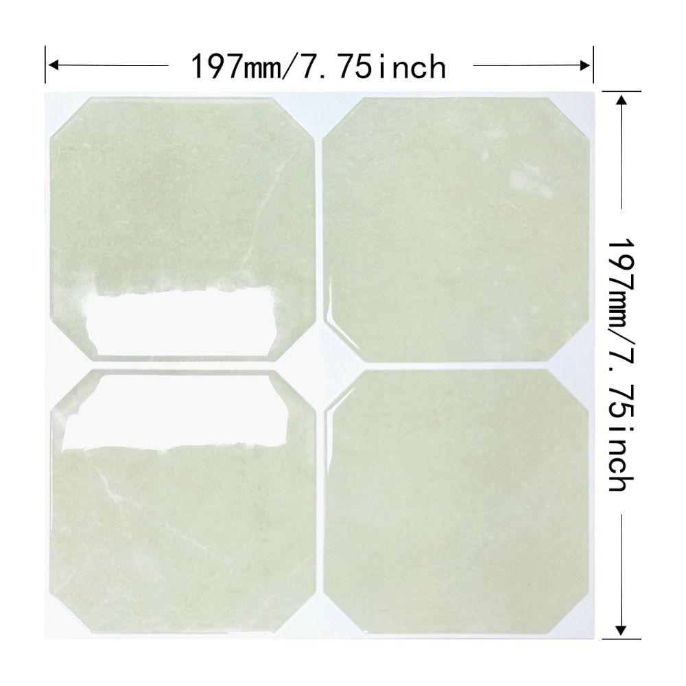 Selbstklebende Abzieh- und Aufklebe-Spritzschutz-Wandpaneele Wasserdichte Wandfliesen für Küche Badezimmer