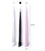 Nail Tweezers Multi-Functional With Silicone Pressing Head Dual-Purpose Straight Head Pink Silver Black Tweezers Can Clamp Eyelashes
