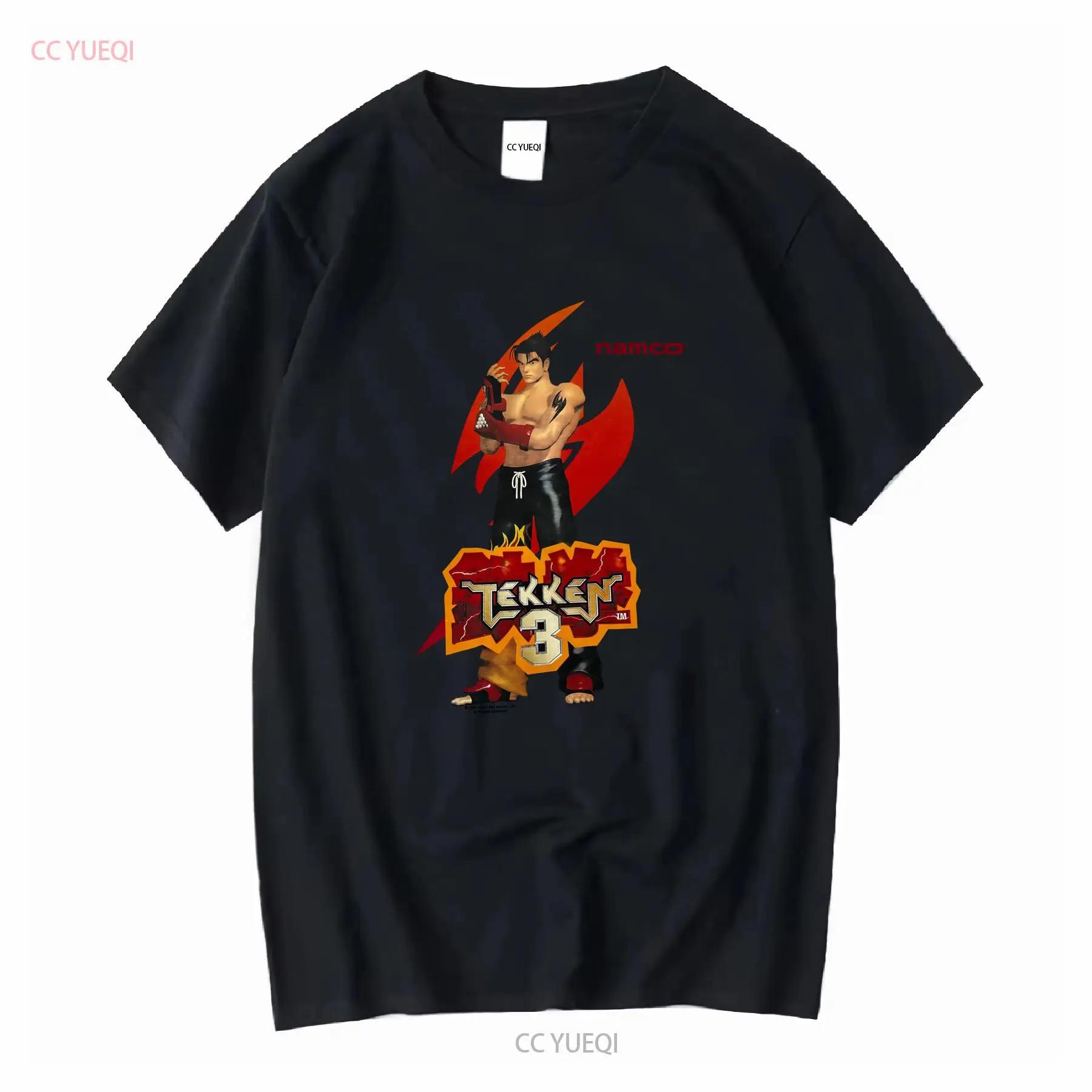 Винтажная футболка Tekken 3 Namco 1996 года, промо-футболка для видеоигры, белая, размер XL, редкая, B26, слегка выстиранная, модная, повседневная, винтажно выстиранная S разноцветный