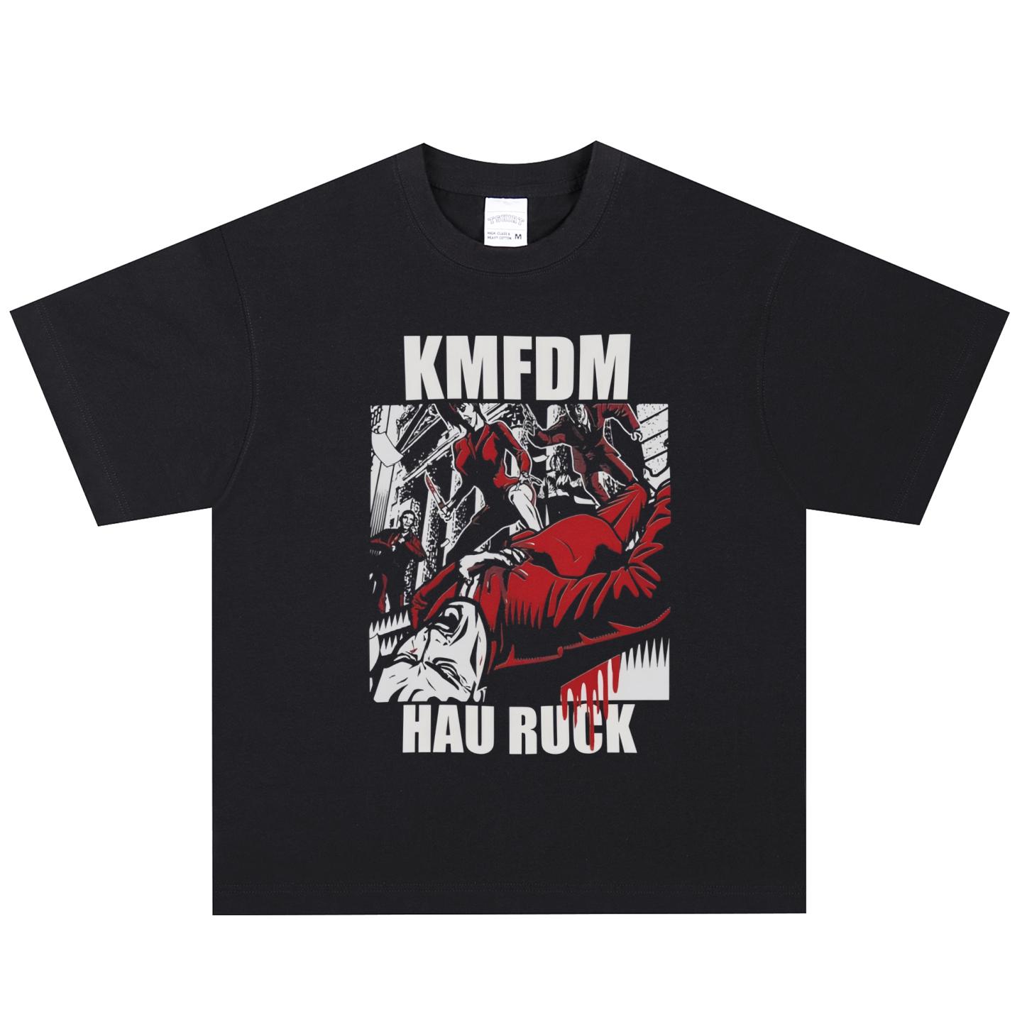 Kmfdm T-Shirt, Soft Fabric Casual Daily Wear XXL