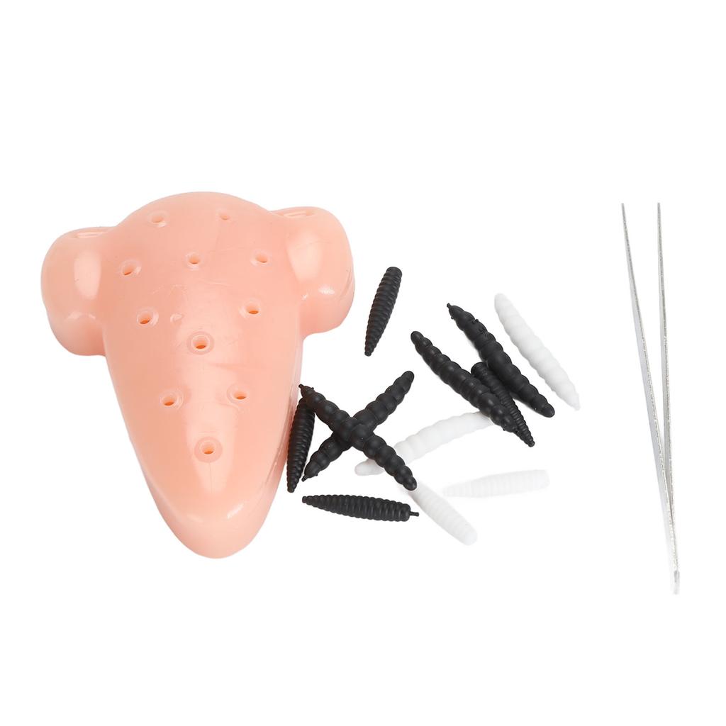 Pimple Popping Stress Relief Toy Squeeze Out Blackheads Nose Pimple Novelty Funny Decompression Toy