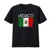 Vintage Mexico Mexican Flag Pride T Shirt Vintage Washed Stretched Fashion Graphic Breathable Top For Everyday Wear