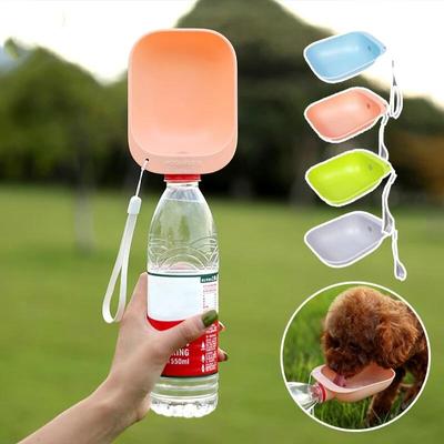 Borraccia da viaggio per cani Borraccia portatile per cani da compagnia Borraccia per acqua potabile per cani Gatti Bottiglia per acqua all'aperto Bottiglia per animali domestici